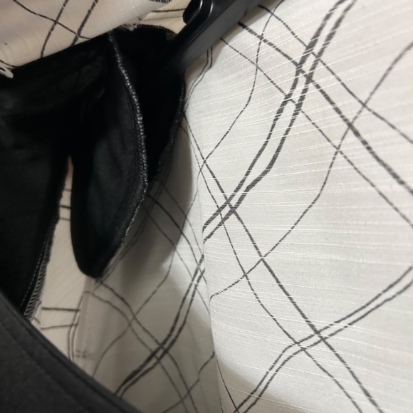 Dressbarn Womens Button Up Shirt 14/16 White Black Tank Top Shoulder Pads Casual - Picture 10 of 11